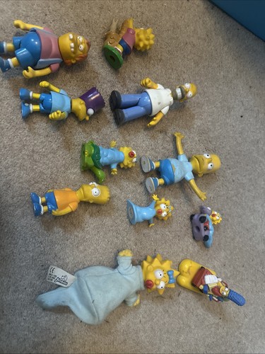 Simpson plastic toys - plastic, vintage