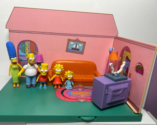 The simpsons living room - the,