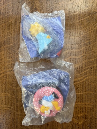 Burger king simpsons toys - burger, x2