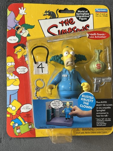 Krusty the clown busted - clown, figure