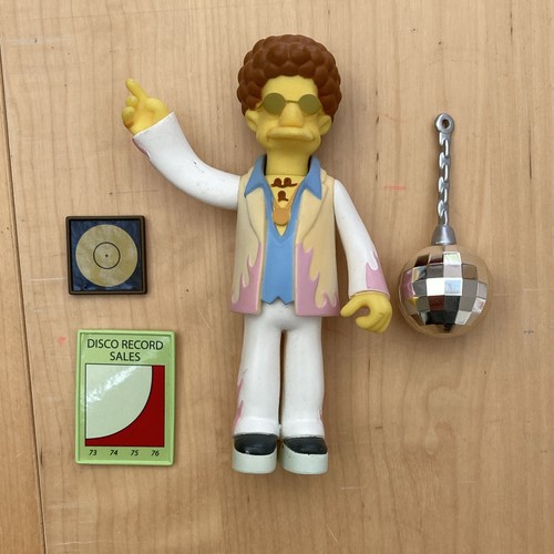 The simpsons disco stu action - simpsons,