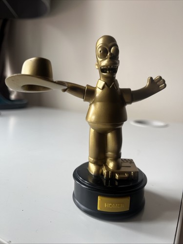 Gold homer simpson figure - simpson,